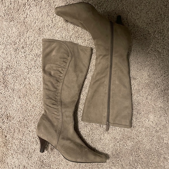 Shoes Y2k Kitten Heel Knee High Boots Poshmark